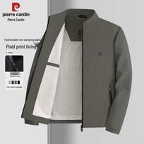 Pierre Cardin Men's Stand-Collar Business Casual Jacket L/175