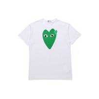 Comme des Garçons PLAY COMME des GARCONS PLAY GreenHeart Shaped Printing Short Sleeve White Men's AZ-T060-051-1 S green