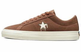 Converse One Star Pro Skateboard Ice Cream Suede Vintage Slip Resistant, Abrasion Resistant, Lightweight Low top A02319C 35.5 brown