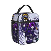 Murder Drones Insulated Lunch Bags Thermal Bag Reusable,Lunch Container Funny Cool Portable Tote Lunch Box Food Storage Bags One Size black