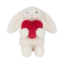 Jellycat Bashful Red Love Heart Bunny Small Cream ONE SIZE įvairiaspalvis