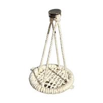 Jumping Spiders Platform Magnetic Perch Woven Bed Terrarium Habitat Decors Decorative Nest Perch 1 white