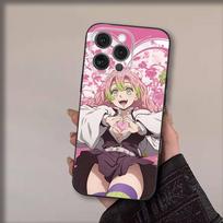 Anime M-Mitsuri Kanrojis telefono dėklas, skirtas iPhone 17,16,15,14,13,12,11,Pro,Max,Plus,Air,X,XS,XR,SE,8,7,Mini,Minkštas juodas Funda iPhone17promax white