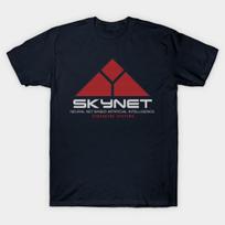 Men Black Print T-shirt Skynet No-Cut Transfer Paper Print Cotton Tshirt - Men's Summer Cotton Graphic Tee S įvairiaspalvis