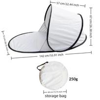 Up Beach Tent Uv Protection Silver Coating Ultra Light Portable Instant Sun Shade Shelter For 1 Person Outdoor Camping balta