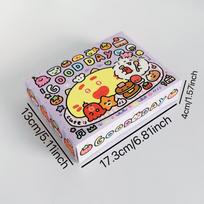 DIY Christmas Scratch-Off Surprise Gift Box: Exciting Blind Box Game for Birthday Surprises Folded Size: 17.2*13.4 cm (Each Grid: 3.5*3.5 cm) gray