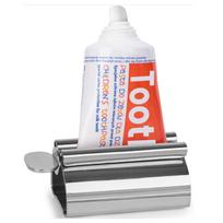 Toothpaste Tube Squeezer Dispenser, 2PCS Toothpaste Roller Squeezer Tool Metal Tooth Paste Holder for Bathroom, Silver sidabras