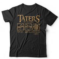 Taters Boil Em Mash Em Stck Em In A Stew Tshirt Unisex and Kids LOTR Funny Movie S black