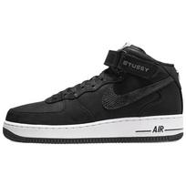 Nike X Stussy Air Force 1 Mid 'Black Snakeskin' DJ7840-001 36.5 black