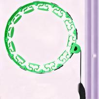 Smart Detachable Massage Fitness Hula Hoop white