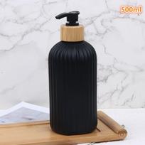 1 vnt. vonios kambario ir virtuvės muilo dozatoriai, 500 ml daugkartinio naudojimo rankų ir indų muilo buteliukai, idealiai tinka virtuvės kriauklės dekoravimui, muilo pilstymo buteliukas A6 black