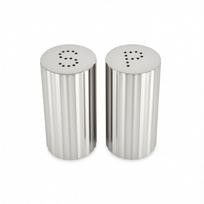 Gold Tone 304 Stainless Steel Spice Jars - Pair of Seasoning Bottles for Pepper and Salt, Ideal for Hotel and Western Restaurant Use. white