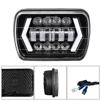 1pc LED Headlight Halo DRL Turn Signal For Jeep Wrangler YJ Cherokee XJ MJ 7x6 /5x7