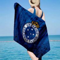 Cruzeiro Esporte Club Crest Beach Towel, Quick-drying, Easy to Care for, Use for Both Fitness and Beach Vacations,Sports Essential Fan Gift 70cmx140cm(27x55inch)