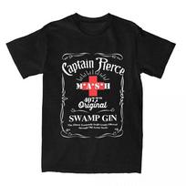 Captain Mash 4077 T Shirts Merchandise for Men Women 100% Cotton Casual Tee Shir Unisex T-Shirt L gray