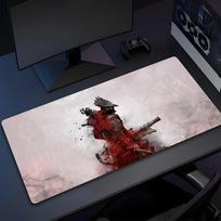 Bloodborne Mouse Pad High Quality Natural Rubber Mouse Pad The Most Professional Washable Laptop Mouse Pad 30cmx60cm(11.8x23.6inch) gray