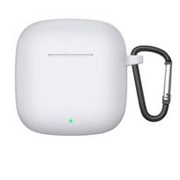 Silikoninis belaidžių ausinių dėklas HUAWEI Free Buds SE 2 namams/kelionėms balta