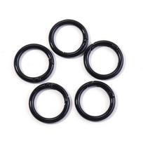 5/10vnt 25/35/41mm Metaliniai O žiedai Spyruoklinės Sagtys Atidaromi Apvalūs Karabinai Raktų Grandinėlės Klipsai Kabliukai Šunų Grandinės DIY Amato Sagtys Aksesuarai 25mm 10Pcs gray