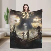 Clair Obscur Expedition 33 Simon Antklodės užvalkalas Vilna Vaizdo žaidimas Itin minkštos pledinės antklodės namams Sofa Antklodė Kvėpuojanti 80cmx120cm gray