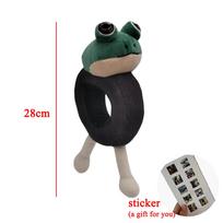 Non-Toxic Treasuringu Tralalero Tralala Shark Plush Toy Tungungtung Sahur Plush Doll Italian Brainrot Tralalero Tralala Soft Pillow black
