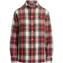 Polo Ralph Lauren langeliu apykakle, sagomis, ilgomis rankovėmis marškiniai moterims 211978158-001 S gray
