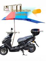 2025 m. Universalus elektrinio paspirtuko skėtis nuo saulės ir lietaus 1.9m Electric Motorcycle Umbrella blue