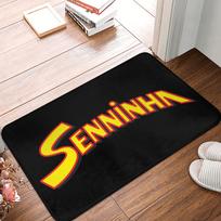 Racing Driver Ayrton Senna Front Door Mat Anti-Slip Outdoor Waterproof  Doormat Kitchen Balcony Entrance Rug Carpet 40cmx60cm white