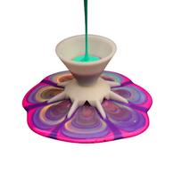 Funnel Split Cup Resin Pouring Cups Acrylic Paint Pouring Split Cup DIY Making Pour Painting Supplies Graffiti Accessories CN beige