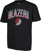 NBA Portland Trail Blazers unisex's T-Shirt Arched Plexi Short Sleeve Tee Shirt, Large, Black S įvairiaspalvis