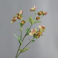 Gyvos šilko dirbtinės gėlės 55cm Nuotraukų rekvizitai Hellebore šakos Dirbtiniai augalai Šventės ornamentas