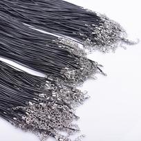 Wax Lobster Clasp String Cord 505560Cm Long Chain Necklaces For Women Men Accessories Leather Rope Diy Charms Yourself Choker 50cm gray