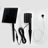 Low Noise Solar Powered Pond Aerator High Efficiency Aquarium Aerator Oxygen Pump  Fish Tank mėlyna