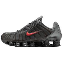 Nike Shox TL serijos kvėpuojantys atraminiai atšokantys laisvalaikio batai vyriški juodi raudoni IQ6599-003 42 black