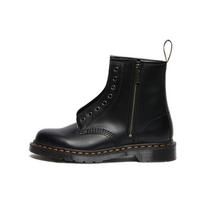 Dr. Martens 1460 Apvalus priekis Užtrauktukas Trumpi batai Unisex batai Juodi 26731001 36 black