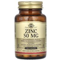 Solgar, Cinkas, 50 mg, 100 tablečių