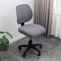 Office Use Chair Case Elastic Carry Seat Cover Seat 2-piece Cover Split Stool Protector Durable Durable Useful Useful 37*46*46 cm gray