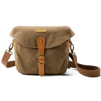 BAGSMART Mini Camera Bag SLR DSLR Canvas High Quality Camera Case Vintage Padded Camera Shoulder Bag with Rain Cover for Women ruda