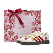 Adidas Vl Court Classic Dream Factory Wear resistant And Lightweight Low top Skateboard Shoes Women's White JQ1501(Team1468--) 35⅔ brown