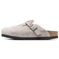 Birkenstock Boston Comfortable Versatile Breathable Non-Slip Closed-Toe Slippers Unisex slippers Gray 1017651BOSTONSTONE 37 gray