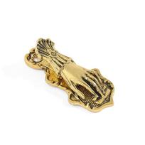 Noblewoman's Retro Hand-Shaped Gold Metal Journal Clip & Photo Prop Individually Packaged beige