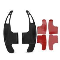 1 Pair Aluminum Alloy Paddle Shifter Extension Replacement For Ford Mustang V6 EcoBoost GT Shelby 2015‑2022 Black black