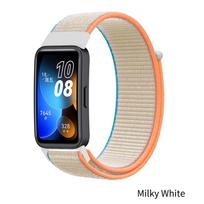 Strap for Huawei Band 9 Correa Smart Watch Accessories Replacement Belt Nylon Sport Wrist Watchband Bracelet for Huawei Band 10/9/8 for huawei band 8&9&10 pieno baltumo spalva