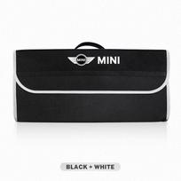MINI Automobilio Bagažinės Organizatoriaus Dėžė Didelės Talpos Sulankstoma Sandėliavimo Maišelis MINI Cooper R56 F56 R50 JCW Cabrio Aceman Countryman Clubman ulqch44 black