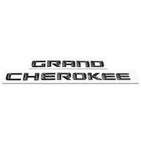 ABS 3D Raidės Automobilio Sparno Šoninė Emblema Ženklelis Logotipas Lipdukai Jeep Grand Cherokee WK2 WK WJ SRT 2013 2014 2015 2016 Priedai ni1 black
