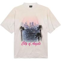 Balenciaga City Of Angels Faded T-Shirt 764235TSVR29012 M balta