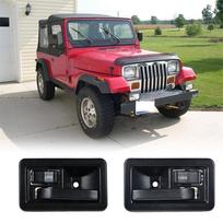 Durų Rankenėlių Pora Jeep Wrangler YJ/TJ 1987-2004 black