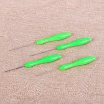 Pack of 4Pcs Bait Needle Set Hook Drill Boilie Stringer Baiting Rig Tool Carp Fishing Terminals green