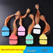 Waterproof PVC Gardening Hanging Tags for Flowers, Succulents, and Fruit Trees 3.6x2.5cm (100 pcs/bundle) mėlyna