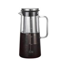 Reusable Detachable Cold Brew Coffee Pot Set Coffee Maker Dual Use Filter Coffee Tea Pot Espresso Ice Drip Maker Glass Pots
