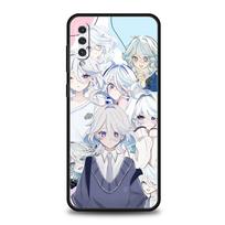 Genshin Impact Lovely Furina Case For Samsung A56 A36 A26 A54 A52 A24 A14 A50 A72 A70 A06 A12 A22 A34 A42 A32 A04s A16 5G Cover For Samsung A20e white